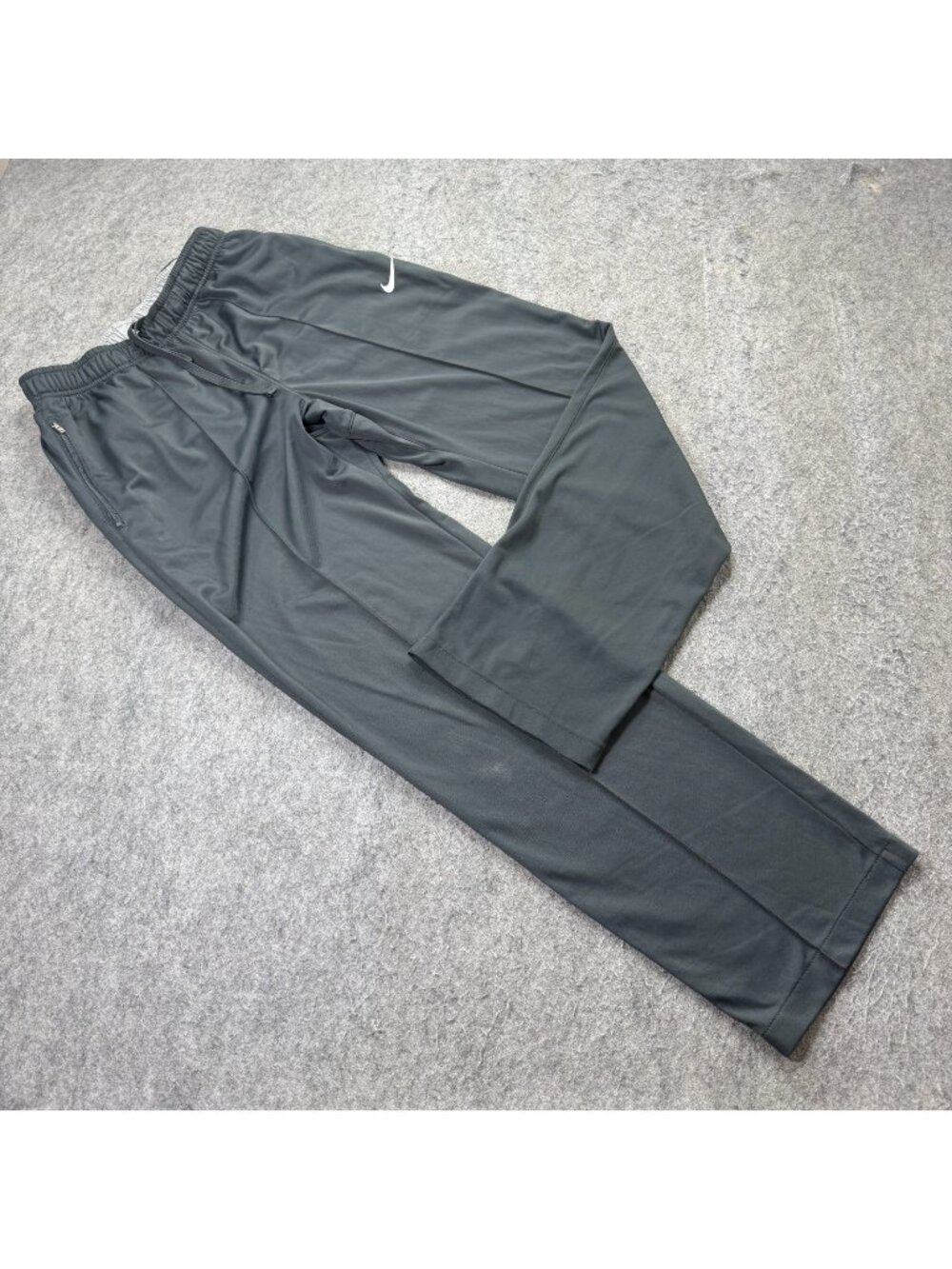 Nike Warmup Track Pants Men S Gray 32" Knit Relaxed Fit 417381